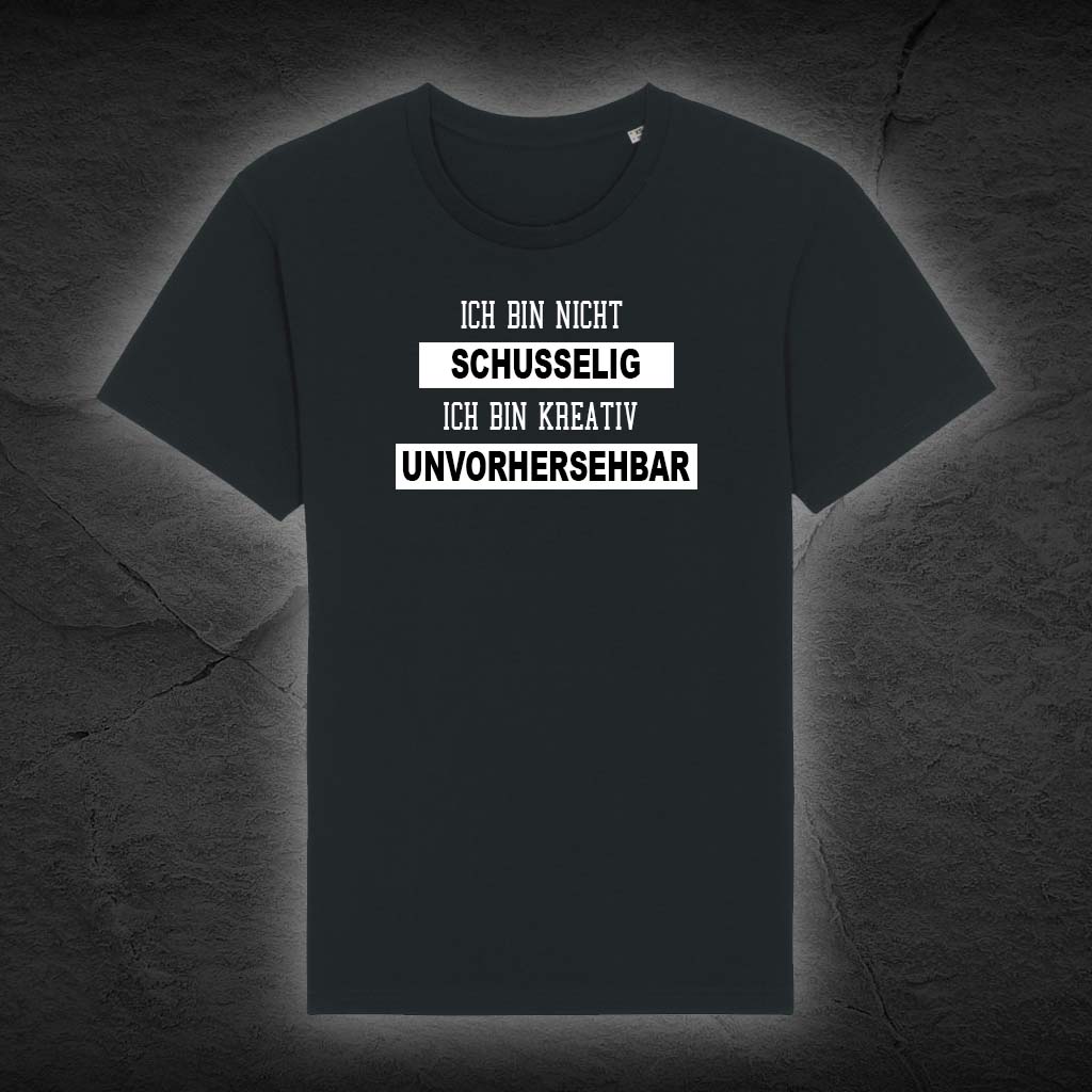 Premium Bio Unisex T-Shirt "Unvorhersehbar"