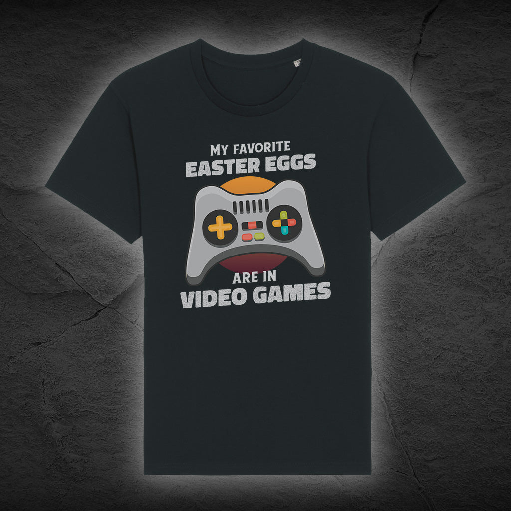 Premium Bio Unisex T-Shirt "Easter Egg" - Schwarz