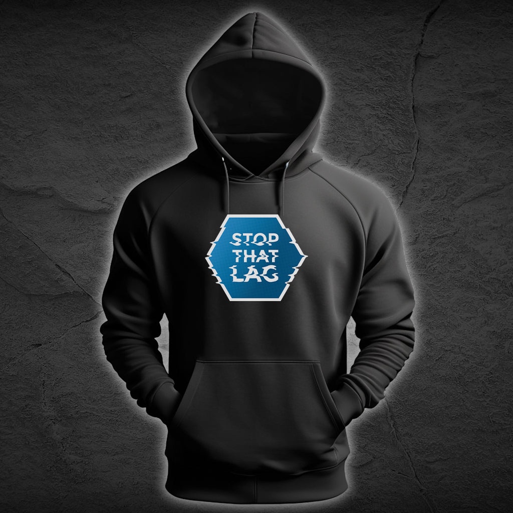 Premium Bio Unisex Hoodie "Stop that lag"