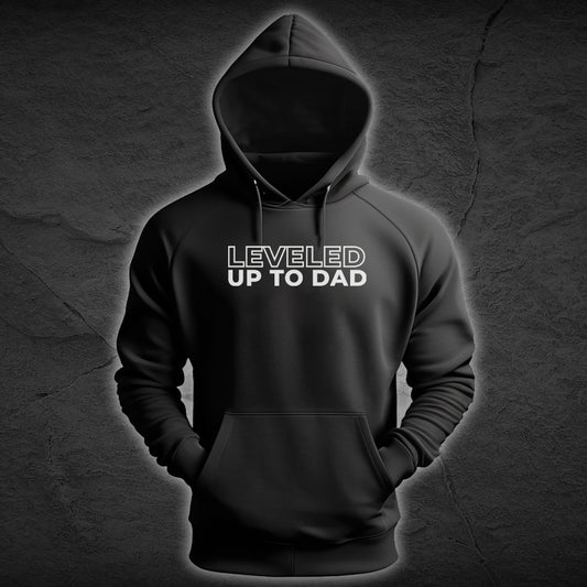 Premium Bio Unisex Hoodie "Leveled up to dad"