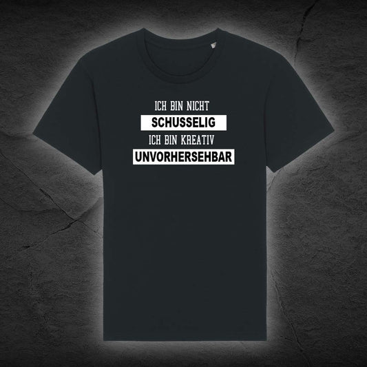 Premium Bio Unisex T-Shirt "Unvorhersehbar"