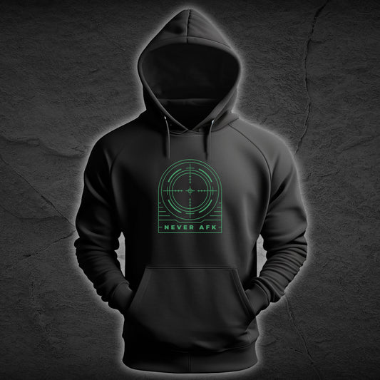 Premium Bio Unisex Hoodie "Never AFK"